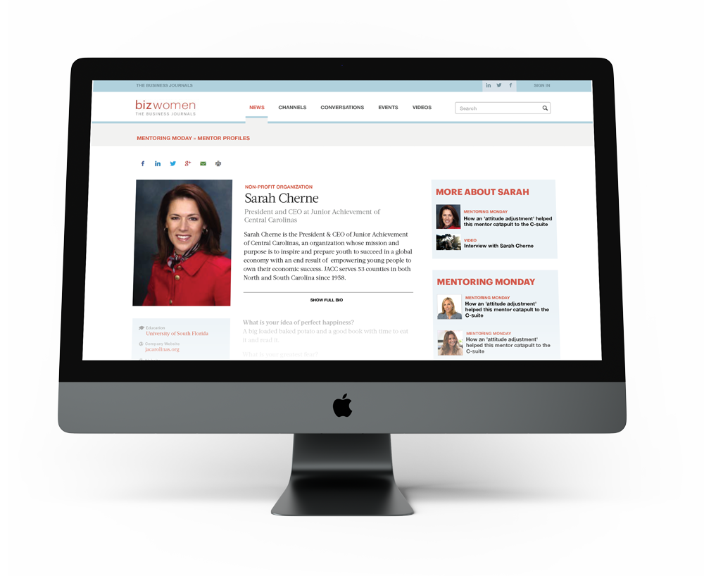 Bizwomen Mockup